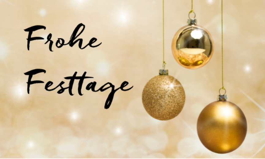 Frohe Festtage palme