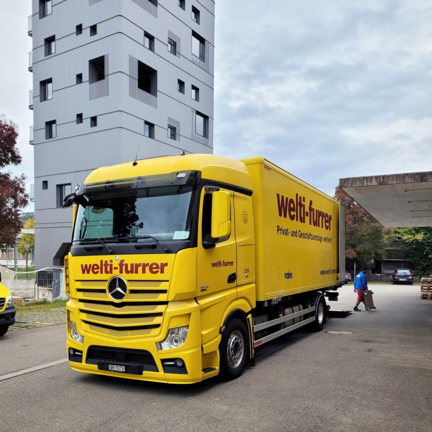 Umzug Waldfrieden Truck